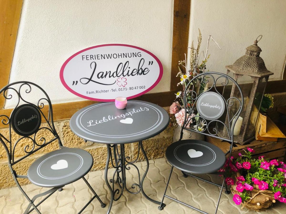 Ferienwohnung Landliebe Рудольштадт Экстерьер фото