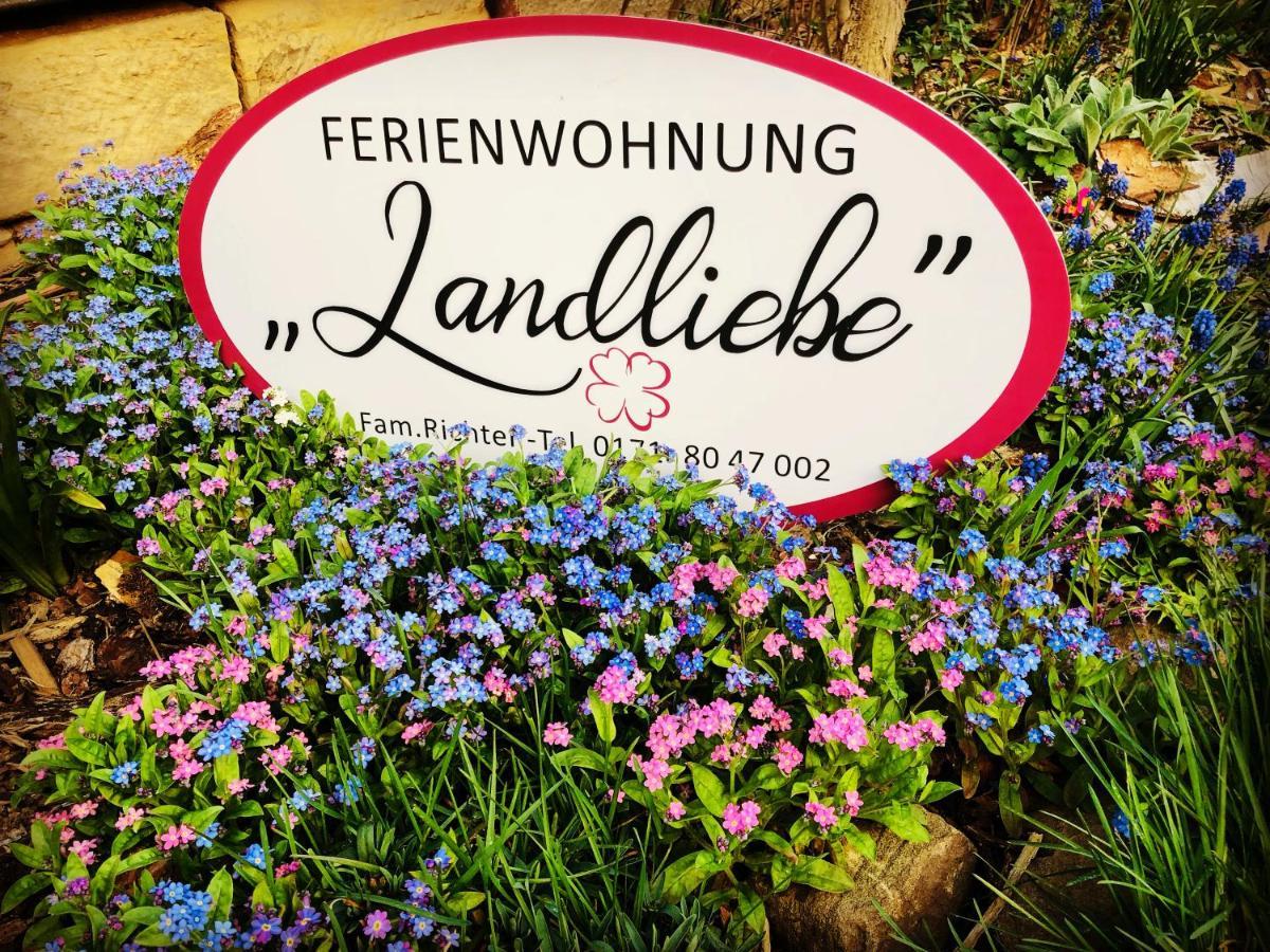 Ferienwohnung Landliebe Рудольштадт Экстерьер фото